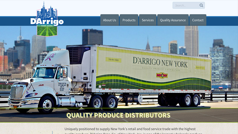 D’Arrigo New York’s new website ‘celebrates fresh’
