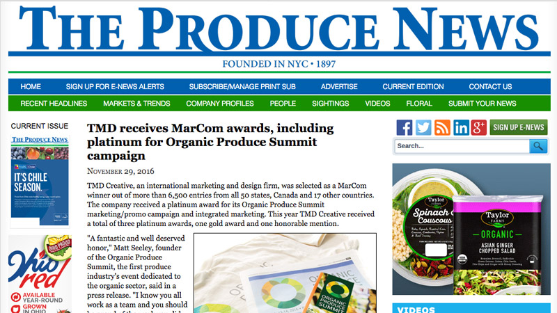 TMD Wins MarCom Awards