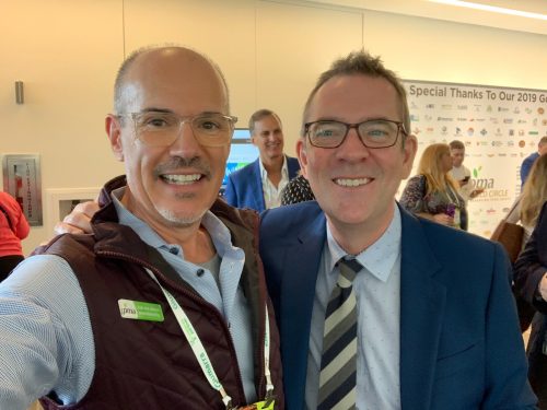 TMD's Founder & CEO, Nick Pasculli with host of Food Network's Chopped, Ted Allen